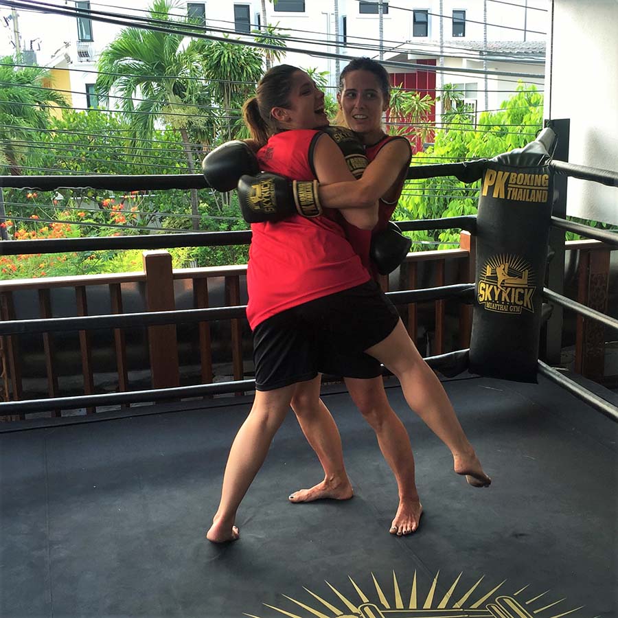 thailande chiang mai cours boxe thai