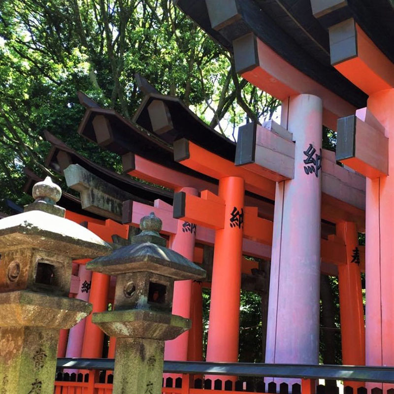 temple fushimi kyoto japon